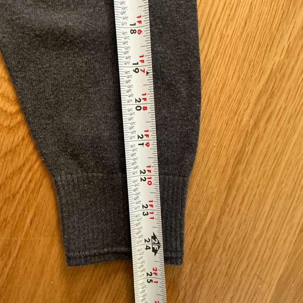 Everlane Day Crew Sweater Mens Large Gray Organic Cotton Coolmax Pullover - Picture 5 of 7